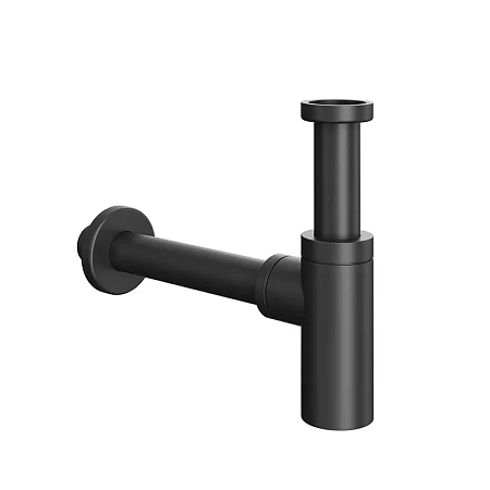 Сифон для раковины Kerama Marazzi A400BLACK цельнометаллический черный
