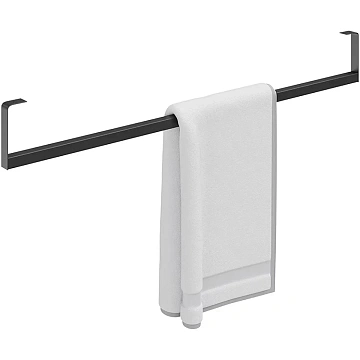 Полотенцедержатель Kerama Marazzi Logica 90 LO.trl.90\BLK.M с крепежом, черный матовый