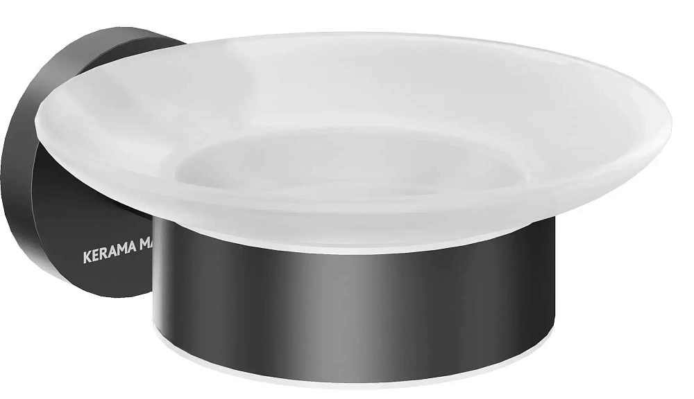 Мыльница Kerama Marazzi Изола IS.03.KM.BLK.M подвесная, черный матовый — Изображение 1