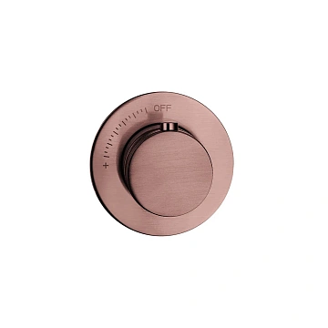 Смеситель для душа Boheme UNO 627-T-CTRL-CB COPPER BRUSHED с термостатом