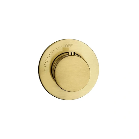 Смеситель для душа Boheme UNO 627-T-CTRL-MG MATT GOLD с термостатом