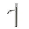 Смеситель для раковины Boheme STICK 122-NB-MR-GR NICKEL BRUSH MARBLE GREY