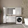 Тумба под раковину STYLE LINE Атлантика 100 СС-00002587 подвесная, люкс плюс белый глянец