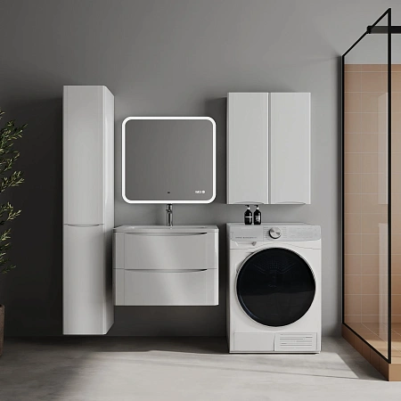 Тумба под раковину STYLE LINE Бергамо мини 70 СС-00002507 подвесная, люкс плюс антискрейтч белый глянец Тумба под раковину STYLE LINE Бергамо мини 70 СС-00002507 подвесная, люкс плюс антискрейтч белый глянец