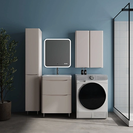 Тумба под раковину STYLELINE Бергамо мини 60 СС-00002531 напольная, люкс плюс антискрейтч карамель Тумба под раковину STYLELINE Бергамо мини 60 СС-00002531 напольная, люкс плюс антискрейтч карамель