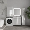 Шкаф-пенал STYLE LINE Атлантика 35 СС-00002563 с корзиной, люкс плюс белый глянец