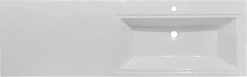 Раковина Style Line Estetus Даллас СС-00002432 140 см, правая, искусственный камень, белая