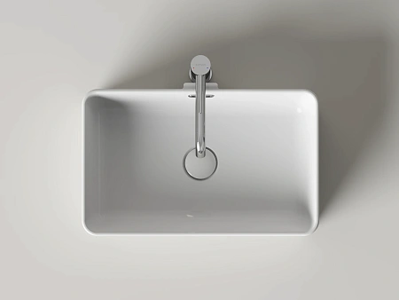 Раковина Ceramica Nova Alessia CN6084 480x300x140, с переливом, цвет белый Раковина Ceramica Nova Alessia CN6084 480x300x140, с переливом, цвет белый