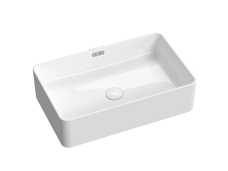 Раковина Ceramica Nova Alessia CN6085 550x340x140, с переливом, цвет белый Раковина Ceramica Nova Alessia CN6085 550x340x140, с переливом, цвет белый