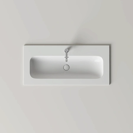 Раковина мебельная Ceramica Nova Лючия CN6097 1010x465x166, белый Раковина мебельная Ceramica Nova Лючия CN6097 1010x465x166, белый