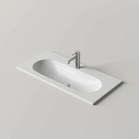 Раковина мебельная Ceramica Nova Calista CN6093 810x395x120, белый Раковина мебельная Ceramica Nova Calista CN6093 810x395x120, белый