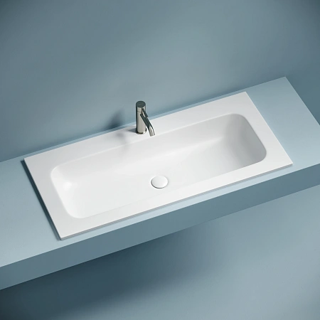 Раковина Ceramica Nova Grace CN7013MW прямоугольная, с отверстием под смеситель, 1010x457x137 мм, белый матовый Раковина Ceramica Nova Grace CN7013MW прямоугольная, с отверстием под смеситель, 1010x457x137 мм, белый матовый