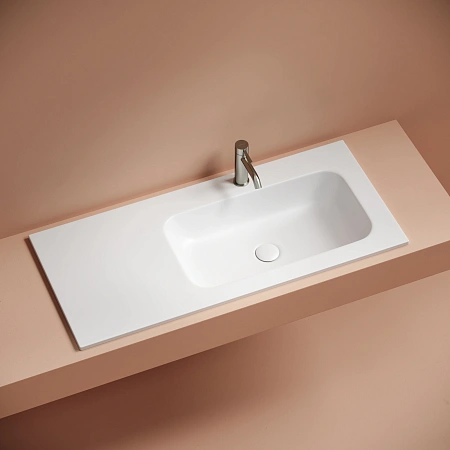 Раковина Ceramica Nova Grace CN7015MW 1010x457x137 мм, чаша справа, с отв под смеситель, белый матовый Раковина Ceramica Nova Grace CN7015MW 1010x457x137 мм, чаша справа, с отв под смеситель, белый матовый