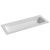 Раковина Ceramica Nova Grace CN7016MWwx без отверстия под смеситель 1210x457x137мм, белый матовый