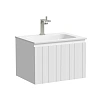 Тумба под раковину Sancos Lamel LM60W 60x45x40 белый матовый (bianco)