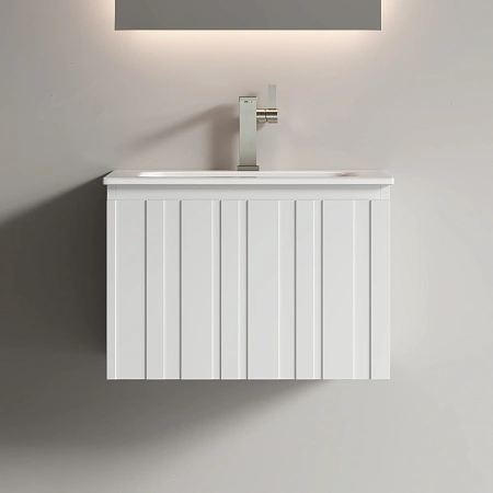 Тумба под раковину Sancos Lamel LM60W 60x45x40 белый матовый (bianco) Тумба под раковину Sancos Lamel LM60W 60x45x40 белый матовый (bianco)