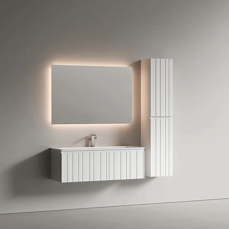 Тумба под раковину Sancos Lamel LM120W 120x45x40 белый матовый (bianco) Тумба под раковину Sancos Lamel LM120W 120x45x40 белый матовый (bianco)