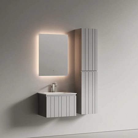 Тумба под раковину Sancos Lamel LM60WG 60x45x40 теплый серый Тумба под раковину Sancos Lamel LM60WG 60x45x40 теплый серый