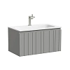 Тумба под раковину Sancos Lamel LM80WG 80x45x40 теплый серый