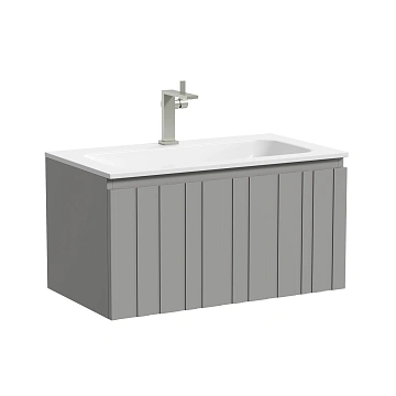 Тумба под раковину Sancos Lamel LM80WG 80x45x40 теплый серый