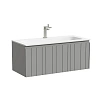 Тумба под раковину Sancos Lamel LM100WG 100x45x40 теплый серый