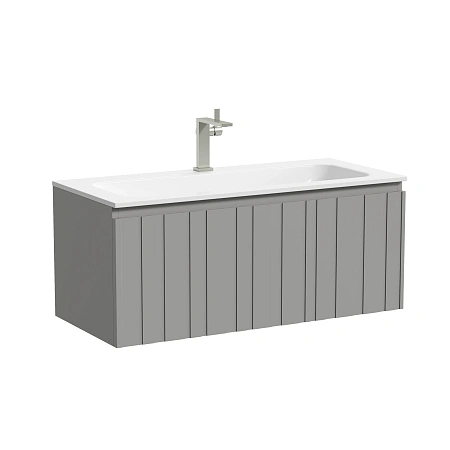 Тумба под раковину Sancos Lamel LM100WG 100x45x40 теплый серый