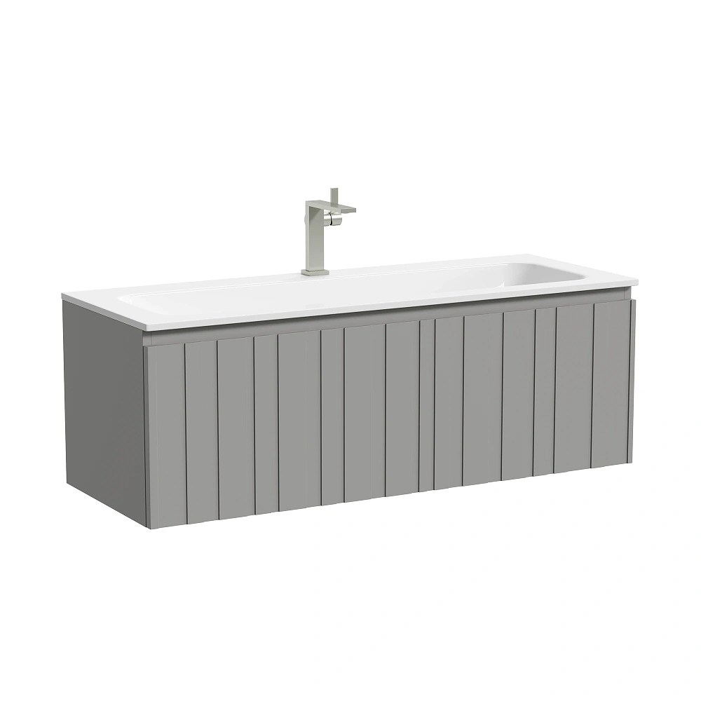 Тумба под раковину Sancos Lamel LM120WG 120x45x40 теплый серый — Изображение 1