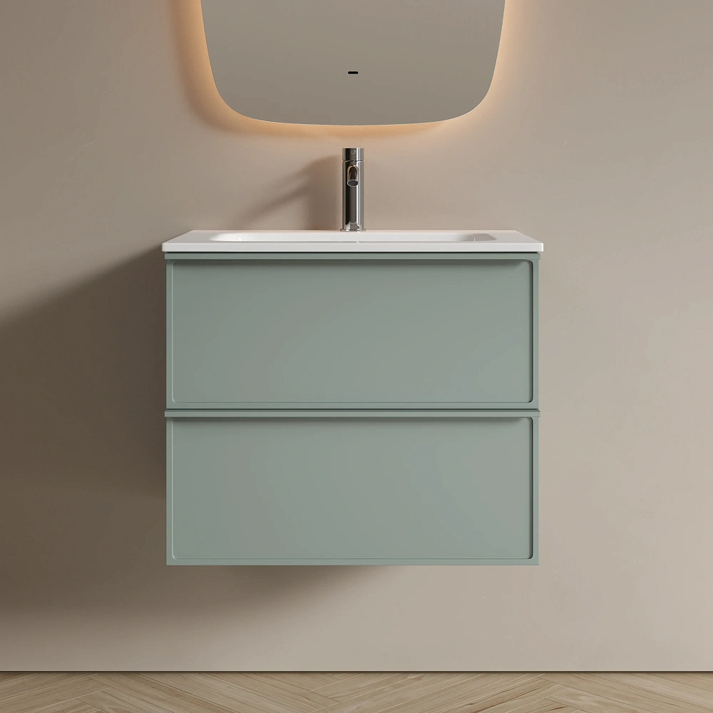 Тумба под раковину Sancos Velta VL60GG 60x45x50 серо-зеленый — Изображение 2