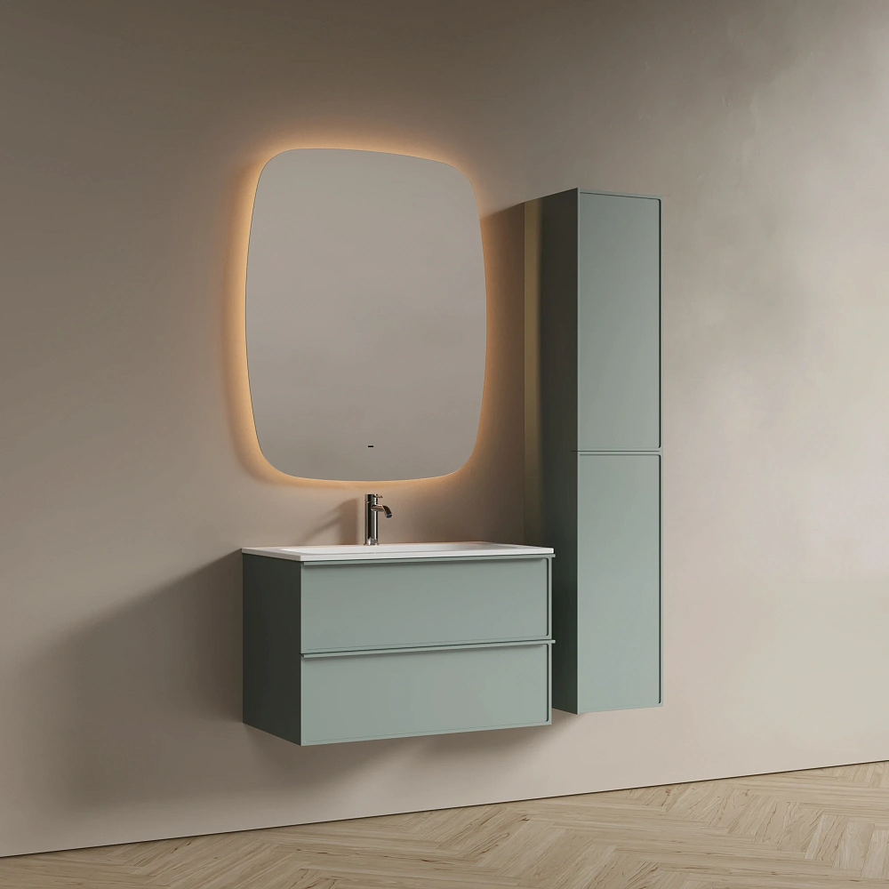 Тумба под раковину Sancos Velta VL80GG 80x45x50 серо-зеленый — Изображение 3
