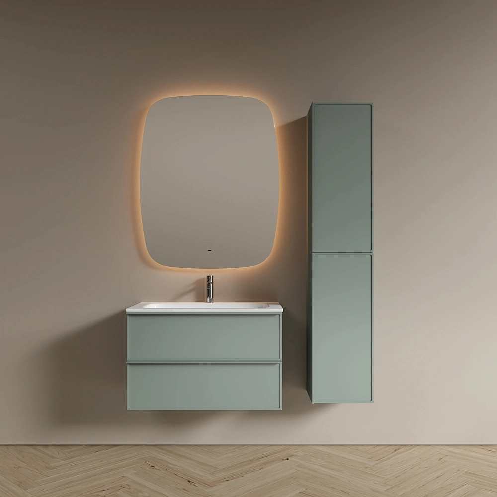 Тумба под раковину Sancos Velta VL80GG 80x45x50 серо-зеленый — Изображение 4