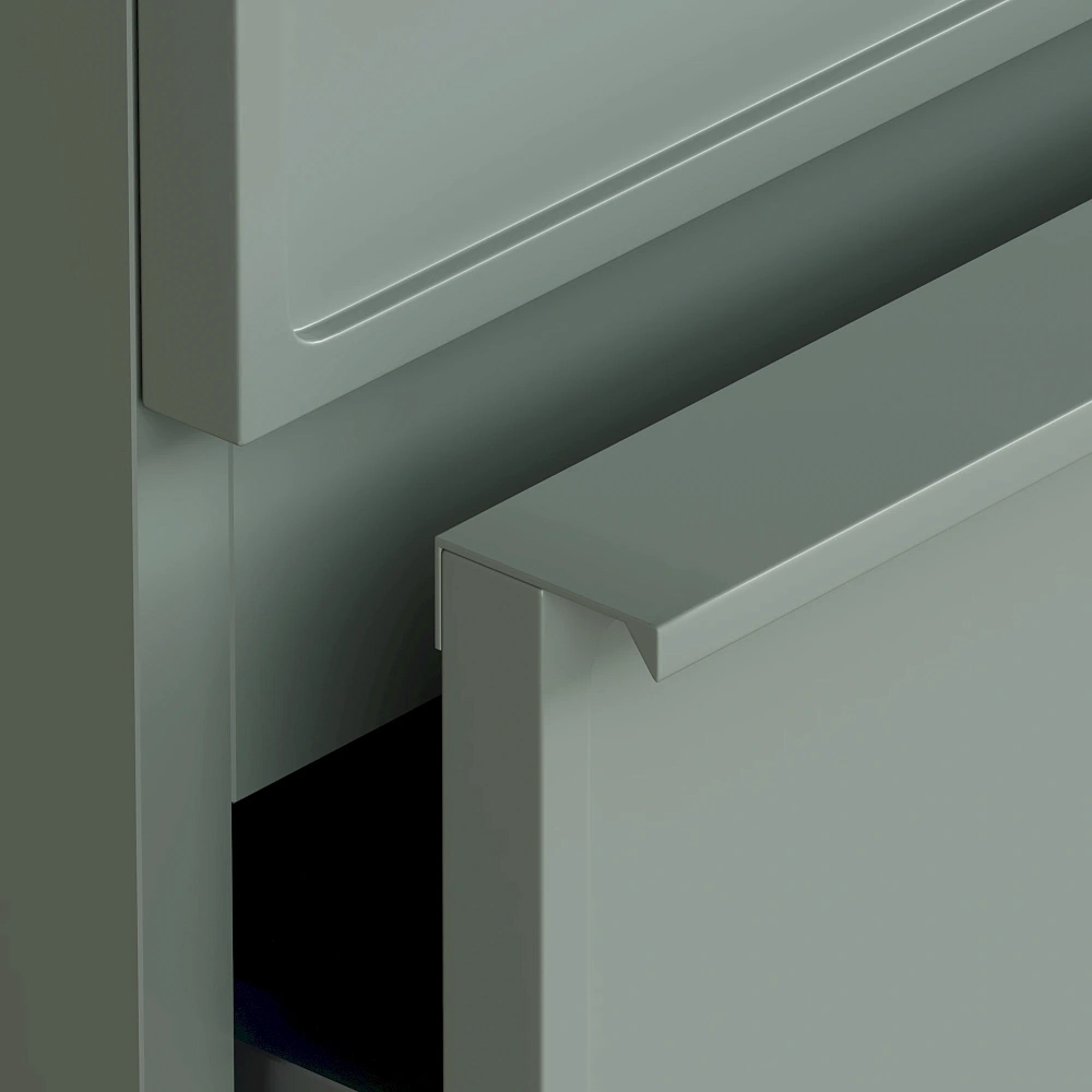 Тумба под раковину Sancos Velta VL120GG 120x45x50 серо-зеленый — Изображение 5