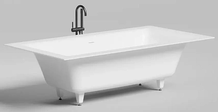 Ванна из искусственного камня Salini ARIOSA AXIS KIT 210x110 1053201M S-Stone белый матовый