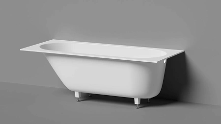 Ванна из искусственного камня Salini LOFO 180x80 UM12322 Solid Surface белый матовый Ванна из искусственного камня Salini LOFO 180x80 UM12322 Solid Surface белый матовый