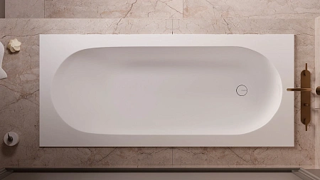 Ванна из искусственного камня Salini LOFO KIT 170x75 UM12223 Solid Surface белый матовый Ванна из искусственного камня Salini LOFO KIT 170x75 UM12223 Solid Surface белый матовый