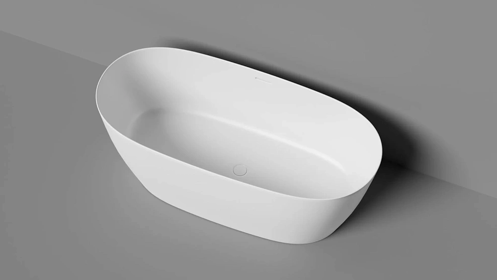 Ванна отдельностоящая Salini LOFO 170x80 UM12112 Gelcoat белый глянцевый — Изображение 4