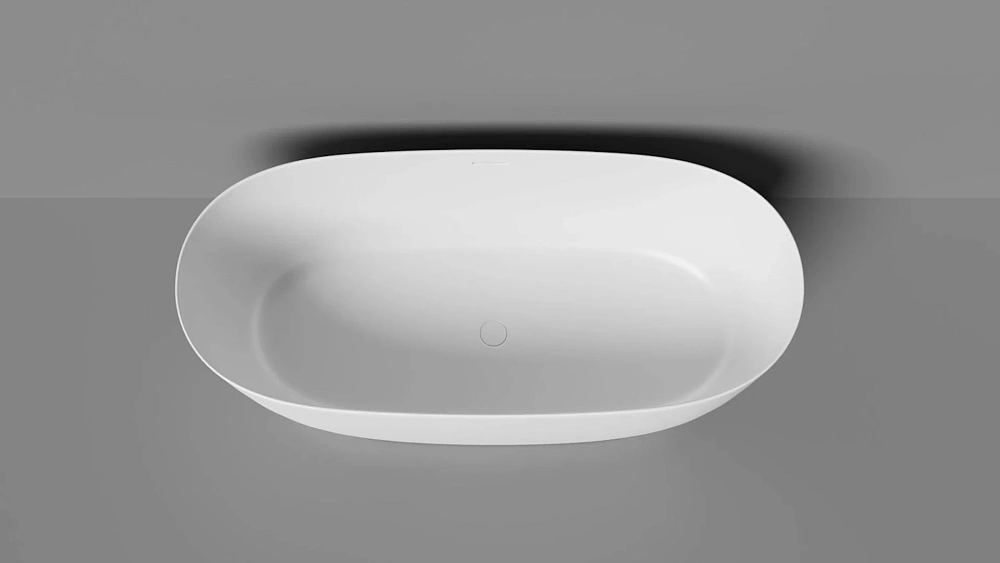Ванна отдельностоящая Salini LOFO 170x80 UM12122 Solid Surface белый матовый — Изображение 4