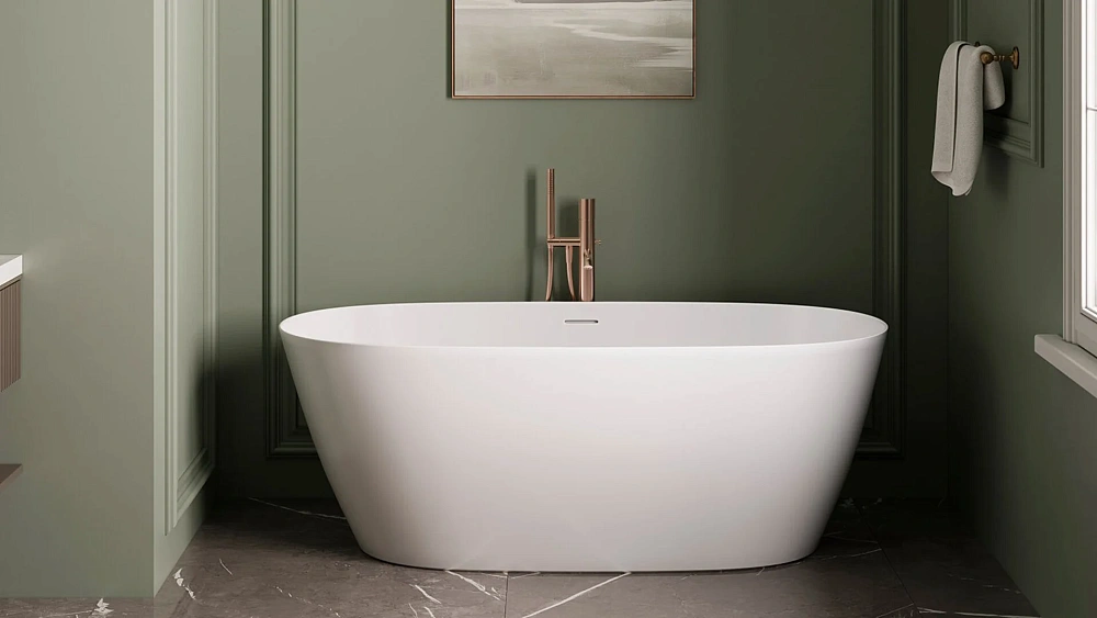Ванна отдельностоящая Salini LOFO 170x80 UM12122 Solid Surface белый матовый — Изображение 6