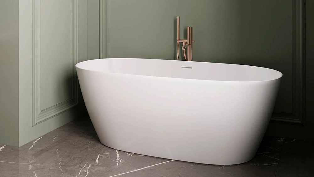 Ванна отдельностоящая Salini LOFO 170x80 UM12122 Solid Surface белый матовый — Изображение 7