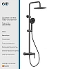 Душевая система GID Aira L020-GM-ND3 (L020GMND3) вороненая сталь