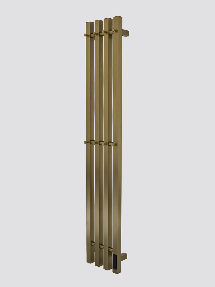 Полотенцесушитель электрический Teso Azaro Stick Cube 12SF4MG 1200x180 матовое золото — Изображение 2