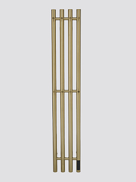 Полотенцесушитель электрический Teso Azaro Stick 12SY4MG 1200x180 матовое золото