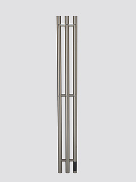 Полотенцесушитель электрический Teso Azaro Stick 12SY3NB 1200x120 никель
