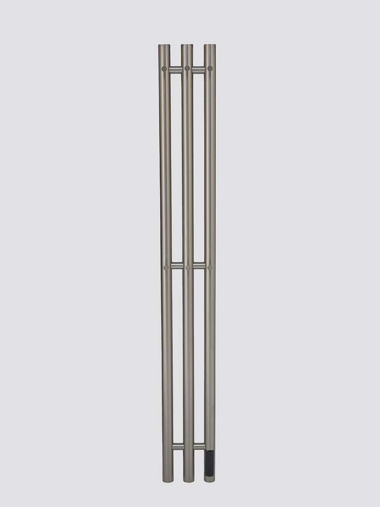 Полотенцесушитель электрический Teso Azaro Stick 12SY3NB 1200x120 никель — Изображение 1