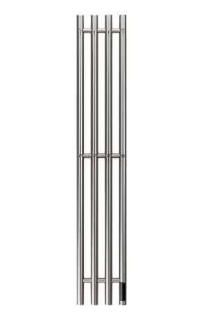 Полотенцесушитель электрический Teso Azaro Stick 12SY4NB 1200x180 никель