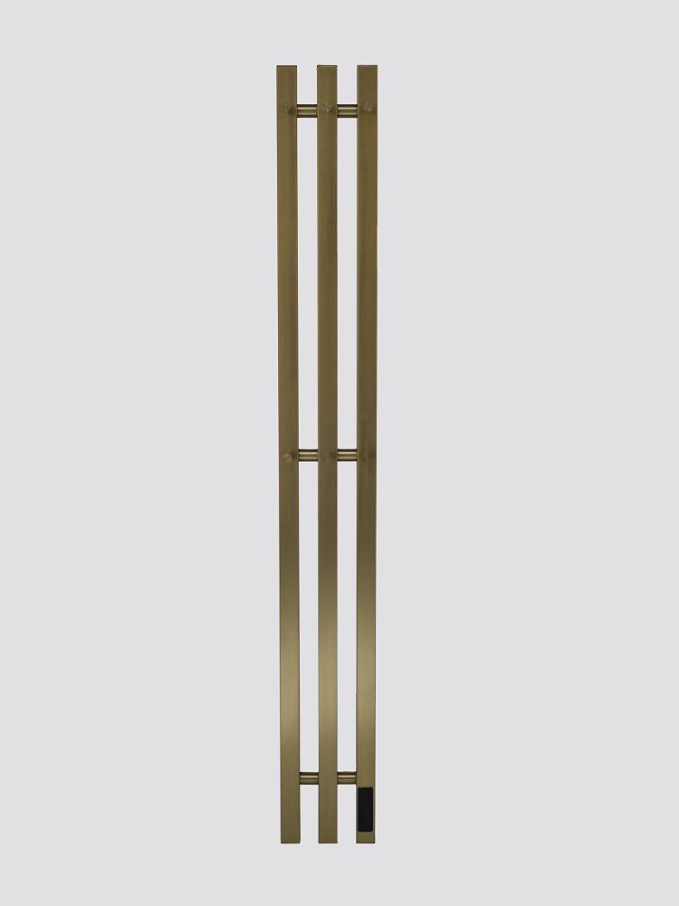 Полотенцесушитель электрический Teso Azaro Stick Cube 12SF3MG 1200x120 матовое золото — Изображение 1