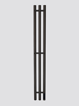 Полотенцесушитель электрический Teso Azaro Stick 12SY3GM 1200x120 оружейная сталь
