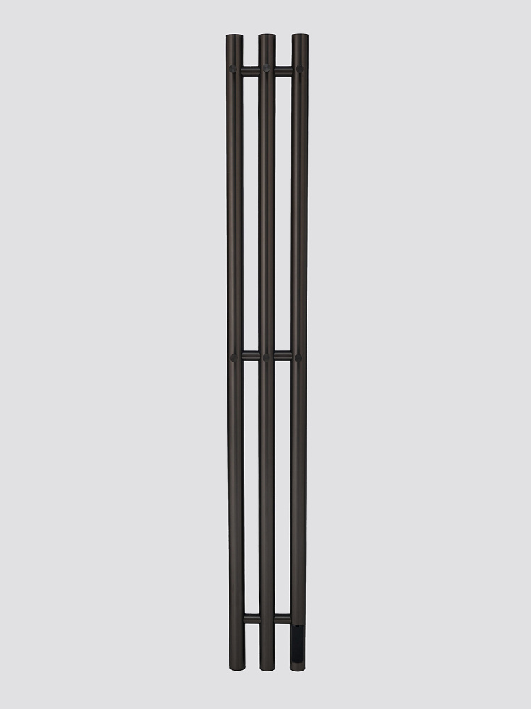 Полотенцесушитель электрический Teso Azaro Stick 12SY3GM 1200x120 оружейная сталь — Изображение 1