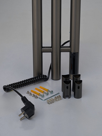 Полотенцесушитель электрический Teso Azaro Stick 12SY3GM 1200x120 оружейная сталь Полотенцесушитель электрический Teso Azaro Stick 12SY3GM 1200x120 оружейная сталь