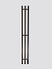 Полотенцесушитель электрический Teso Azaro Stick Cube 12SF3GM 1200x120 оружейная сталь