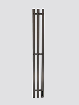 Полотенцесушитель электрический Teso Azaro Stick Cube 12SF3GM 1200x120 оружейная сталь
